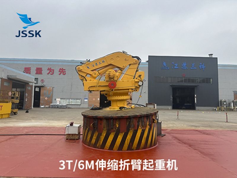 3T/6M伸缩折臂起重机