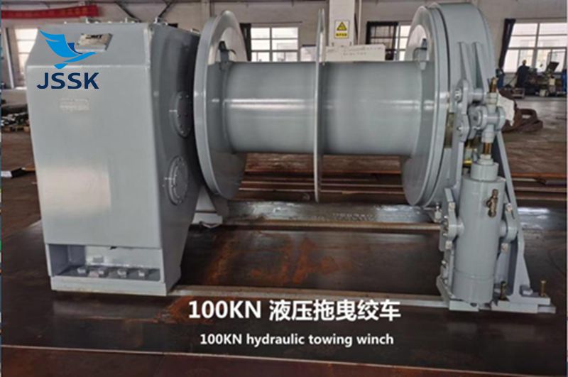 100kN液压拖曳绞车